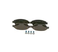 Bosch BP375 - Plaquettes de Frein Avant pour Voiture - Qualité Bosch - Réduction du Bruit et de la Poussière - Certifié ECE-R90 - Sans Cuivre - Jeu de 4 Plaquettes - Avec Accessoires