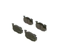 Bosch BP552 - Plaquettes de Frein Avant pour Voiture - Qualité Bosch - Réduction du Bruit et de la Poussière - Certifié ECE-R90 - Sans Cuivre - Jeu de 4 Plaquettes