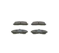 Bosch BP573 - Plaquettes de Frein Avant pour Voiture - Qualité Bosch - Réduction du Bruit et de la Poussière - Certifié ECE-R90 - Sans Cuivre - Jeu de 4 Plaquettes