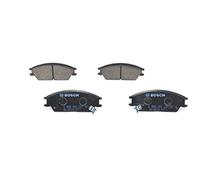 Bosch BP578 - Plaquettes de Frein Avant pour Voiture - Qualité Bosch - Réduction du Bruit et de la Poussière - Certifié ECE-R90 - Sans Cuivre - Jeu de 4 Plaquettes