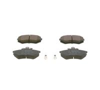 Bosch BP694 - Plaquettes de Frein Avant pour Voiture - Qualité Bosch - Réduction du Bruit et de la Poussière - Certifié ECE-R90 - Sans Cuivre - Jeu de 4 Plaquettes - Avec Accessoires