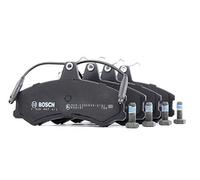 Bosch BP708 - Plaquettes de Frein Avant pour Voiture - Qualité Bosch - Réduction du Bruit et de la Poussière - Certifié ECE-R90 - Sans Cuivre - Jeu de 4 Plaquettes - Avec Accessoires
