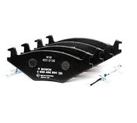 Bosch BP738 - Plaquettes de Frein Avant pour Voiture - Qualité Bosch - Réduction du Bruit et de la Poussière - Certifié ECE-R90 - Sans Cuivre - Jeu de 4 Plaquettes - Avec Accessoires