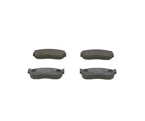 Bosch BP753 - Plaquettes de Frein Avant pour Voiture - Qualité Bosch - Réduction du Bruit et de la Poussière - Certifié ECE-R90 - Sans Cuivre - Jeu de 4 Plaquettes