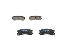 Bosch BP797 - Plaquettes de Frein Avant pour Voiture - Qualité Bosch - Réduction du Bruit et de la Poussière - Certifié ECE-R90 - Sans Cuivre - Jeu de 4 Plaquettes