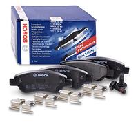 Bosch BP975 - Plaquettes de Frein Avant pour Voiture - Qualité Bosch - Réduction du Bruit et de la Poussière - Certifié ECE-R90 - Sans Cuivre - Jeu de 4 Plaquettes - Avec Accessoires