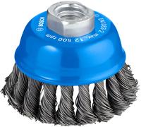 BOSCH Brosse boisseau PRO Metal heavy, 75 x 0,5 mm, a filetage 1608622029