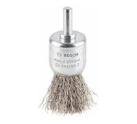 Bosch Brosse pinceau PRO Inox Longlife Ø 25 mm, queue 6 mm, fils ondulés
