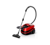 Bosch Aspirateur cylindrique Serie 4 BWD421PET – 2100W sec et humide, 5L, HEPA, 12m, noir/rouge