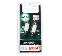 Bosch -C5W LED Retrofit lampes auto - 12 V 1 W SV8,5-8 35 mm - 2 ampoules, White