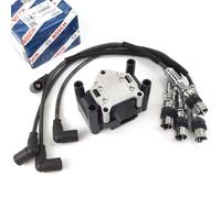 Bosch Câble D'Allumage Ensemble Bobine pour Audi A1 A3 Seat Skoda VW Golf 6