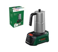 Bosch Cafetière | Cafetière électrique portative pour un café savoureux et fraîchement moulu Cafetière sans fil EasyMoka 18V-2 Inox