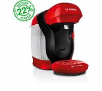 Machine multi-boissons Bosch TAS113E - 1400 W - Café, Café crème, Cappuccino, Chocolat chaud, Espresso, Lait chaud, Latte Macchiato, Thé - Rouge