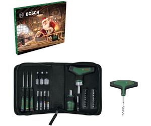 BOSCH Calendrier de l'Avent Outils a main 2024, 33 pcs 1600A0349X