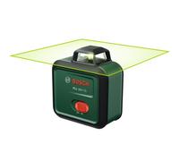 Bosch Laser Plan PLL 360-1G (laser vert 360°, auto-nivelant, précision ±0,4 mm/m, batterie Li-Ion rechargeable intégrée, chargement USB-C®, dans boîte en carton commerce en ligne)