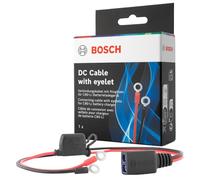 Bosch Chargeur de Batterie 0189999280 | Câble de batterie avec œillets et fusible de 40 A - Pièce de rechange de qualité d'origine, câble 52 cm - 0189999280
