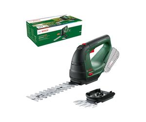 Bosch Cisaille à Gazon sans Fil - AdvancedShear 18V-10 sans Batt./Chargeur | 18 Volt System, coupe jusqu’à 85 m² par charge, avec lame de taille-herbes et lame de sculpte-haies