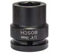 Bosch Accessories Clé à Douille avec Carré Femelle 3/4" pour Vis à Tête Hexagonale M16, 38.90mm Extérieur, 24mm Cote sur plats, 50mm Longueur