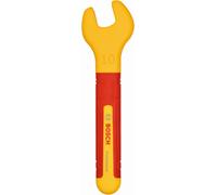 Bosch Clé plate VDE 10 mm 1600A02NF0 – Isolée jusqu'à 1 000 V, fourche inclinée 15°