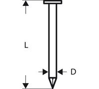 BOSCH Clou en bande tete ronde SN21RK 60 2608200028