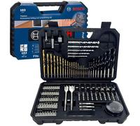 Bosch Professional Jeu de forets et d'embouts 103 pièces – pour le bois, la pierre et le métal