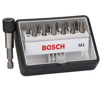 BOSCH Coffret de 12+1 embouts de vissage Robust Line M PH/PZ/T, version Extra Hard