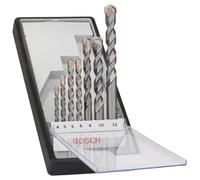 Jeu de forets pour béton 7 pièces tige cylindrique Bosch Accessories 2607010545 1 set