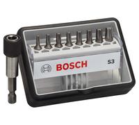 Bosch Accessories Robust Line 2607002562 Jeu d'embouts 9 pièces 6 pans intérieurs (TX)