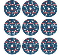 BOSCH Coffret de disques abrasifs EXPERT O780, 125 mm G80, G120 , G180 9 ks 2608902407
