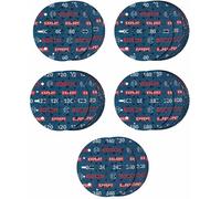 BOSCH Coffret de disques abrasifs EXPERT O780, 150 mm,G60/G80/G120/G180/G240 2608902470