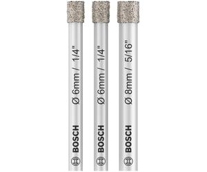 BOSCH Coffret de forets a sec PRO Ceramic dry, 6 x 66, 6 x 66, 8 x 66 mm, 3 pie 2607011626