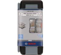 BOSCH Coffret de forets hélicoidaux PRO Stainless Steel HSS-Co, 18 pieces 2607017047