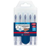 Bosch EXPERT HEX-9 HardCeramic Jeux de forets pour tuiles 6,0 x 90 mm - 5 pièces (2608900599)