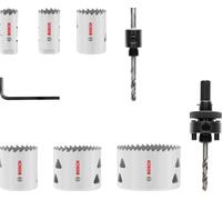 Bosch Coffret de scies-cloches multi-matériaux à filetage 20/25/35/40/51/68 × 40 mm