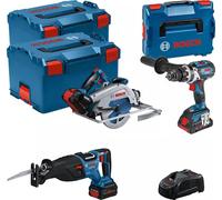 Bosch Combo Kit 3 outils 18V Profi Set (GSB,GDX,GWS,2x5.0Ah), 0615990N38