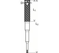 BOSCH Coupe-barres à quatre tranchants, SDS-plus-9 32 x 120 x 300 mm 2608587100