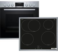 Bosch Cuisinière encastrable HND615LS61 : HEA517BS1 + NIF645CB5E