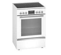 bosch cuisinière vitrocéramique 63l 4 feux blanc hks79r220 série 6 [EEK: A]