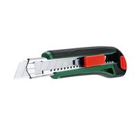 Bosch - Cutter à lame sectionnable (lame tranchante en acier SK5 de 18 mm ; revêtement softgrip ergonomique ; verrouillage de la lame, rechargement automatique ; stockage de lame)