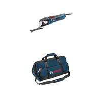 Bosch découpeur-ponceur GOP 40-30 (porte-outil Starlock, puissance 400 W, avec 1 lame plongeante BIM StarlockPlus PAIZ 32 APB, Curved-Tec, Wood + Metal) + Bosch Professional sac à outils taille L