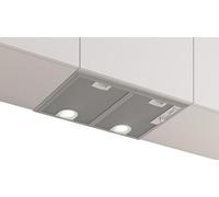 Bosch DHL555BM Série 4 Ventilateur 53 cm, fabriqué en Allemagne, éclairage LED, évacuation et recirculation, silencieux, filtre à graisse en métal, passe au lave-vaisselle, montage mural et sur île