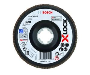 Bosch Disque à lamelles Bosch X-LOCK X571 Best for Métal diamètre 125 mm grain 120 Quantité:1