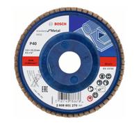 Bosch Disque à lamelles Bosch X431 Standard pour métal, droit, 115 mm, 40, plastique Quantité:10