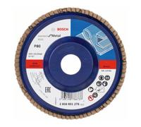 Bosch Disque à lamelles Bosch X431 Standard pour métal, droit, 125 mm, 80, plastique Quantité:10