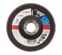 Bosch Disque à lamelles Bosch X571, pour métal, coudé, 125 x 22,23 mm, 120, verre Quantité:10