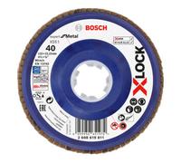 Bosch Disque à lamelles X-LOCK X551 Bosch, Expert for Metal, K : 40, 115 mm Quantité:1