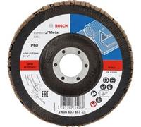 Bosch Disque à lamelles X431 Standard pour métal, Ø 125mm, K60, Meule d’affûtage