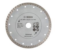Bosch Accessories Home and Garden 2607019482 Disque diamant pour Meuleuse Turbo 180 mm Argent