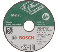 BOSCH Disque a tronçonner droit pour application sur acier inoxydable. 1600A01S5Y