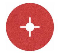 Bosch Disque abrasif sur fibres R780, Best for Metal + Inox 125 x 22,23 mm, G60 Quantité:50